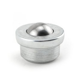 Ball Transfer; 1" Stainless Steel ball; Round drop-in Base; 1-3/8" diam x 5/8" deep; Stainless Steel housing; 200#; 5/8" load height (Item #88836)
