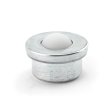 Ball Transfer; 1" Nylon ball; Round Drop-in Base; 1-3/8" diam x 5/8" deep; Carbon Steel; 200#; 5/8" load height (Item #89284)