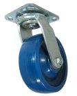 Caster; Swivel; 6" x 2"; Polyurethane (One piece solid); Plate (4"x4-1/2"; holes: 2-5/8"x3-5/8" slotted to 3"x3"; 3/8" bolt); Stainless; Stainless Rlr Brg; 950# (Item #65003) Caster; Swivel; 6" x 2"; Polyurethane (One piece solid); Plate (4"x4-1/2"; holes: 2-5/8"x3-5/8" slotted to 3"x3"; 3/8" bolt); Stainless; Stainless Rlr Brg; 950# (Item #65003)