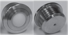 Ball Transfer; 1-3/16"; Nylon Ball; Machined steel Drop-in Base (1-3/4" x 15/16"); Carbon Steel; 770#; 9/16" Load Height; Weep Hole(s) (Item #88174)