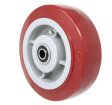 Wheel; 6"x2"; PolyU on PolyO; Roller Brng; 1/2 Bore; 2-7/16 Hub Length; 900# (Item #89293) (image for) Wheel; 6"x2"; PolyU on PolyO; Roller Brng; 1/2 Bore; 2-7/16 Hub Length; 900# (Item #89293)
