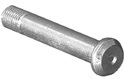 Axle; 3/8" x 2-1/8" (Shoulder length); Steel (for 1-1/4" wide wheels). Rivet Style head. (Non-brake length) Nut is 88882 (Item #89080) Axle; 3/8" x 2-1/8" (Shoulder length); Steel (for 1-1/4" wide wheels). Rivet Style head. (Non-brake length) Nut is 88882 (Item #89080)