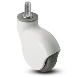 Caster; Swivel; 3" x 1"; TPR (Gray); Threaded Stem (1/2"-13TPI x 1-1/2"); White; Precision Ball Brng; 110#; Raceway Seal; Thread guards (Item #65938) Caster; Swivel; 3" x 1"; TPR (Gray); Threaded Stem (1/2"-13TPI x 1-1/2"); White; Precision Ball Brng; 110#; Raceway Seal; Thread guards (Item #65938)