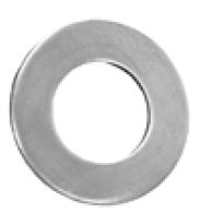 Flat or Thrust Washer; 1-5/8 OD x 3/4 ID; Steel (Item #89381)