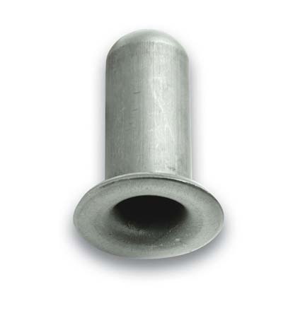 Socket; Grip Ring: 0.59" O.D. x .7/16" I.D.; 15/16" at flange; Metal; 3/4" Round; .083" wall; fits 7/16" connectors up to 1-7/16" long; for glue or weld-in (Item #89300) Socket; Grip Ring: 0.59" O.D. x .7/16" I.D.; 15/16" at flange; Metal; 3/4" Round; .083" wall; fits 7/16" connectors up to 1-7/16" long; for glue or weld-in (Item #89300)