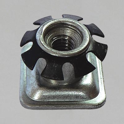 Socket; 1" OD (fits 1-1/8" OD 16 ga Tubing); Steel Spring Retention Threaded Stem Receiver; accepts 5/16"-18TPI Stem; Square (Item #88230) Socket; 1" OD (fits 1-1/8" OD 16 ga Tubing); Steel Spring Retention Threaded Stem Receiver; accepts 5/16"-18TPI Stem; Square (Item #88230)