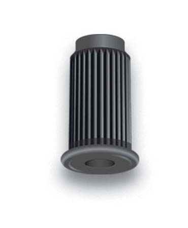 Socket; Grip Ring: .894" O.D. x 7/16" I.D.; Plastic (dark); 1" round tubing; 16 ga; fits 7/16" connectors up to 1-7/8" long. (Item #89897) Socket; Grip Ring: .894" O.D. x 7/16" I.D.; Plastic (dark); 1" round tubing; 16 ga; fits 7/16" connectors up to 1-7/8" long. (Item #89897)