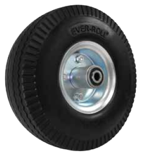 Wheel; 8" x 2-3/4"; Flat Free (Black); Precision Ball Brng; 5/8" Bore; 2-1/4" Hub Length; 250#; Offset One-Piece Hub; Sawtooth Tread (Item #88799) Wheel; 8" x 2-3/4"; Flat Free (Black); Precision Ball Brng; 5/8" Bore; 2-1/4" Hub Length; 250#; Offset One-Piece Hub; Sawtooth Tread (Item #88799)