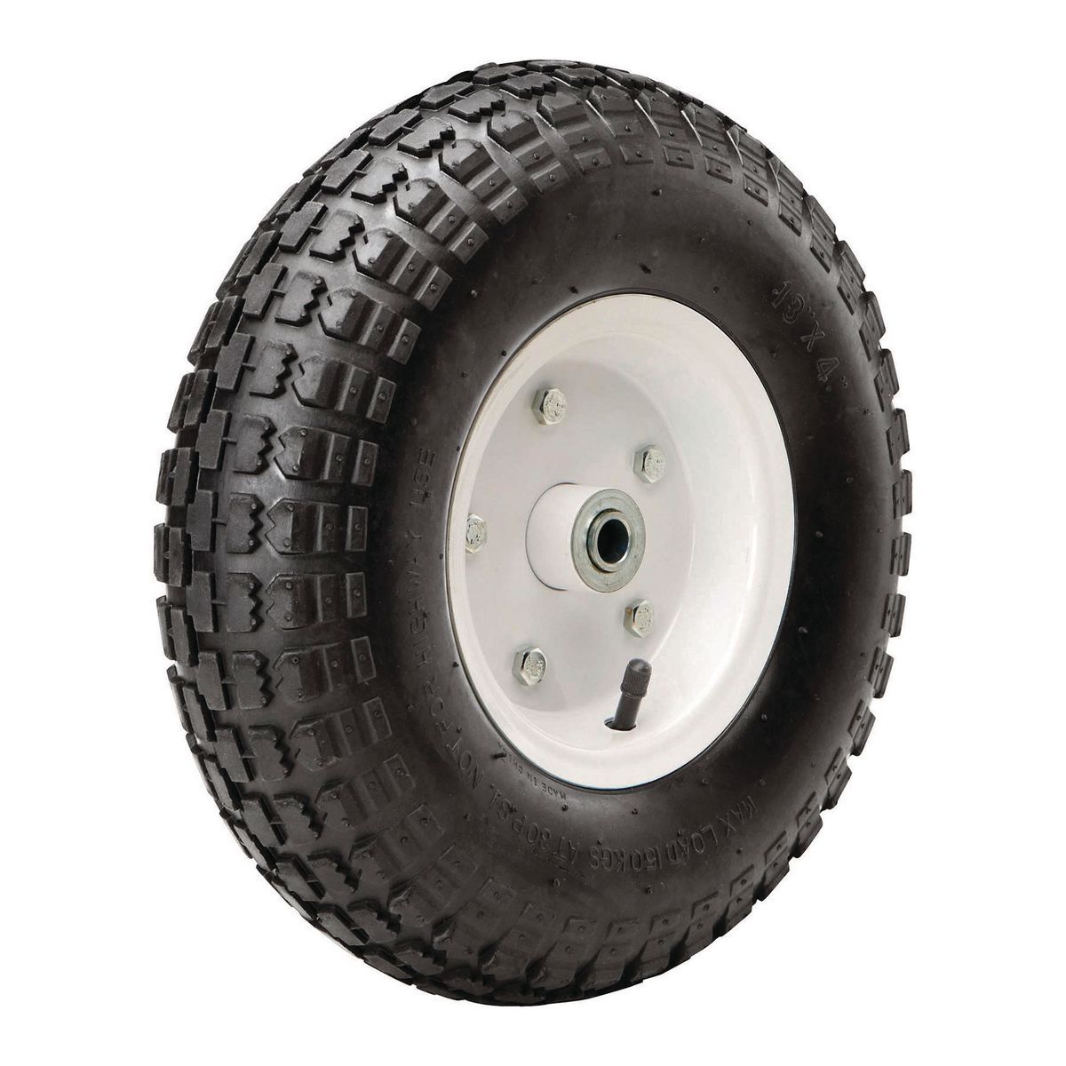 Wheel; 16" x 4" (480-8); Pneumatic (Black); Precision Ball Brng; 3/4" Bore; 3" Hub Length; 500#; Turf Tread (Item #88373) Wheel; 16" x 4" (480-8); Pneumatic (Black); Precision Ball Brng; 3/4" Bore; 3" Hub Length; 500#; Turf Tread (Item #88373)