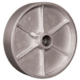Wheel; 6" x 2-1/2"; Cast Iron; Roller Brng; 1800#; 1" Bore; 2-3/4" Hub Length (Item #89417) Wheel; 6" x 2-1/2"; Cast Iron; Roller Brng; 1800#; 1" Bore; 2-3/4" Hub Length (Item #89417)