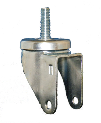 Yoke, Axle & Nut; Swivel; 3" x 1-1/4"; Threaded Stem (1/2"-13TPI x 1-1/2"); Zinc; 3/8" Bore; 1-9/16" Hub Length; 350#; Metal Dustcap (Item #88780) Yoke, Axle & Nut; Swivel; 3" x 1-1/4"; Threaded Stem (1/2"-13TPI x 1-1/2"); Zinc; 3/8" Bore; 1-9/16" Hub Length; 350#; Metal Dustcap (Item #88780)
