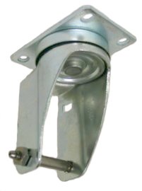 Yoke, Axle & Nut; Swivel; 3" x 1"; Top Plate (2-3/4"x3-3/4"; holes: 1-3/4"x2-7/8" slotted to 3"; 5/16" bolt); Zinc; 5/16" Bore; 1-3/16" Hub Length; 230# (Item #88554) Yoke, Axle & Nut; Swivel; 3" x 1"; Top Plate (2-3/4"x3-3/4"; holes: 1-3/4"x2-7/8" slotted to 3"; 5/16" bolt); Zinc; 5/16" Bore; 1-3/16" Hub Length; 230# (Item #88554)