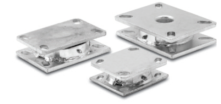 Turntable; 3-1/8" Tall; 1/2" Steel Plates (8-1/2"x8-1/2"); 3/4" Ball Bearings; 7" Kingpinless Swivel; Zinc; 20000# (Item #87566) Turntable; 3-1/8" Tall; 1/2" Steel Plates (8-1/2"x8-1/2"); 3/4" Ball Bearings; 7" Kingpinless Swivel; Zinc; 20000# (Item #87566)