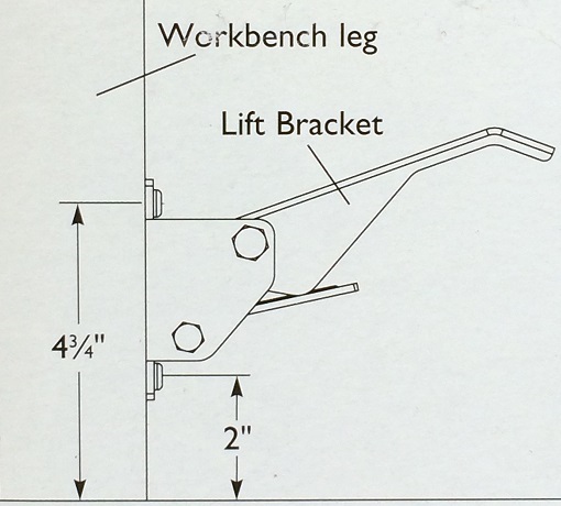 (image for) Caster; Swivel; 2" x 1-1/8"; PolyU on PolyO (Gray); Retractable Bracket; 2"x3-1/2"; 2 Holes 2-3/4" Apart; 1/4" bolt; 7" pedal; Black; Precision Ball Brng; 100# (Item #64493)